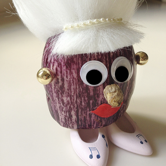 Ella Eggplant Birthday Card