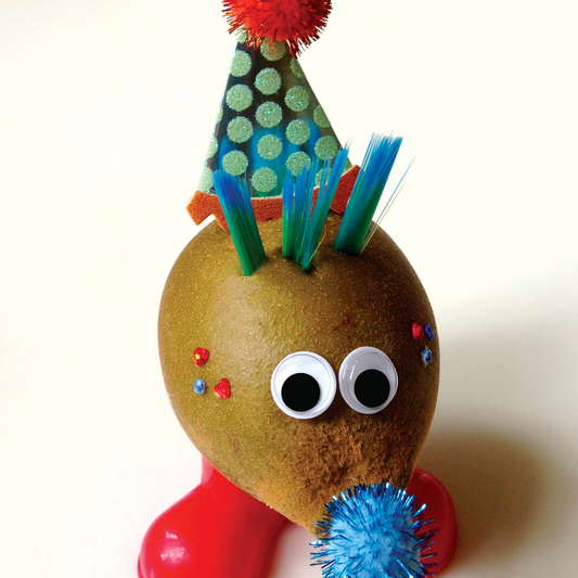 Party-Hearty Kiwi Birthday Card