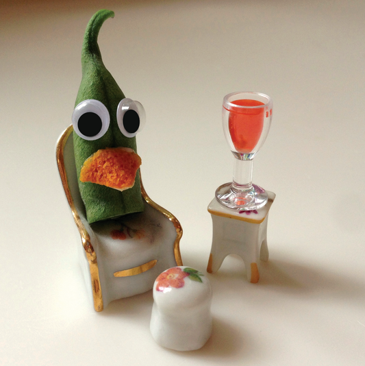 Sir Sebastian String Bean Birthday Card