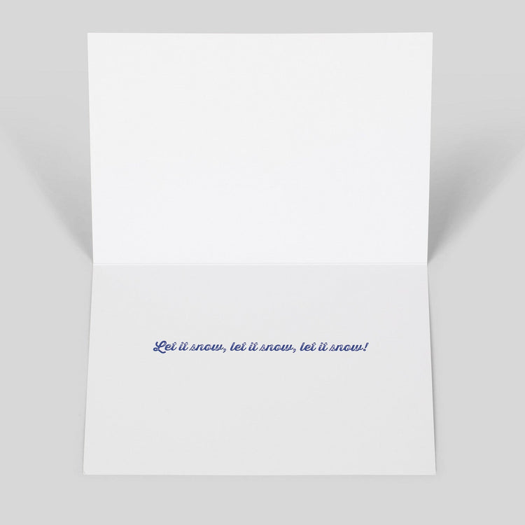 Spud Snowman Holiday Card