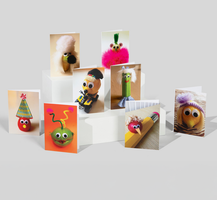 "Wee Characters" Mini Gift Cards (8-pack)