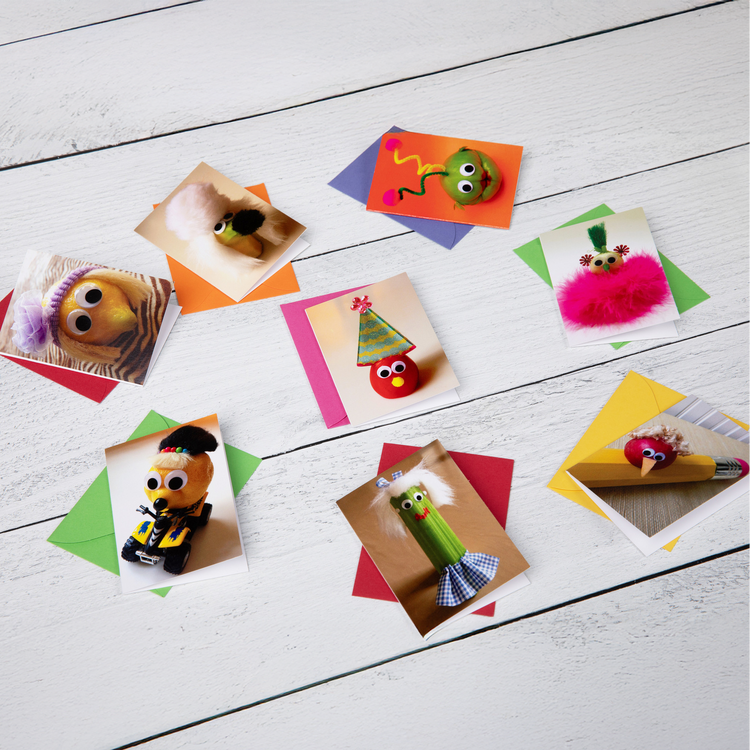 "Wee Characters" Mini Gift Cards (8-pack)