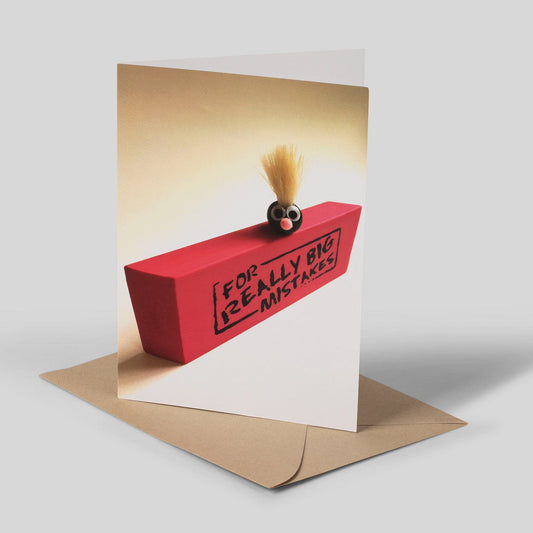 Bashful Blueberry Greeting Card