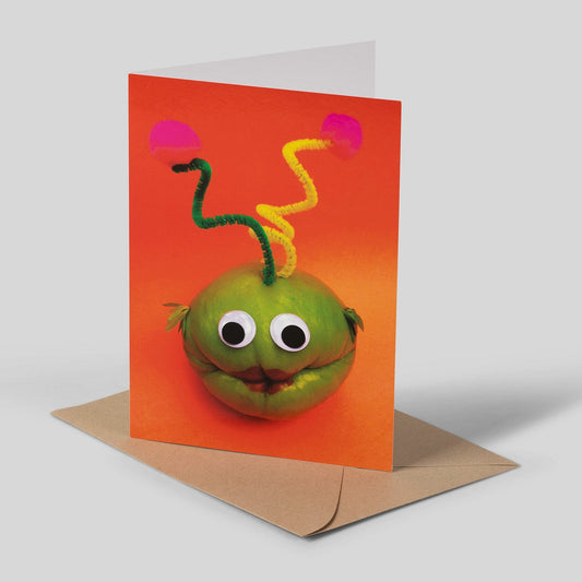 Little Greenie Birthday Card