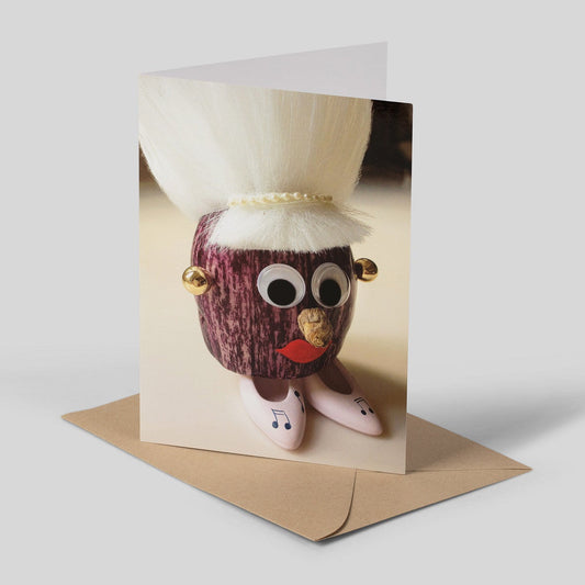 Ella Eggplant Birthday Card