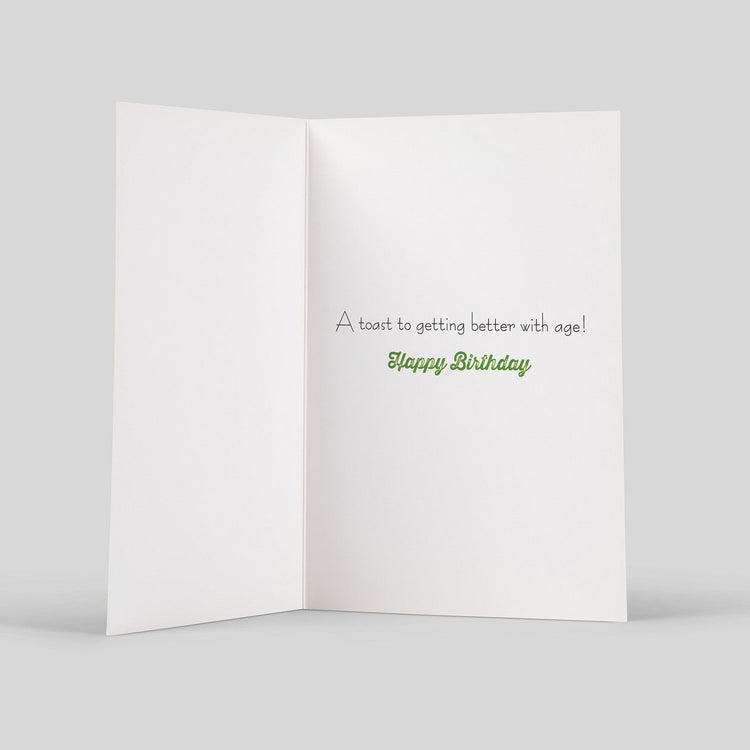 Sir Sebastian String Bean Birthday Card