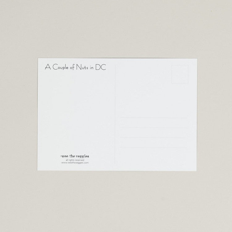 A Couple of Nuts in DC Postcard